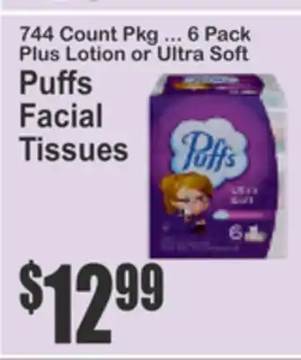 SuperFresh Puffs Facial Tissues offer