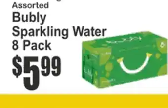SuperFresh Assorted Bubly Sparkling Water offer