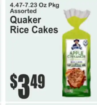 SuperFresh Quaker Rice Cakes offer