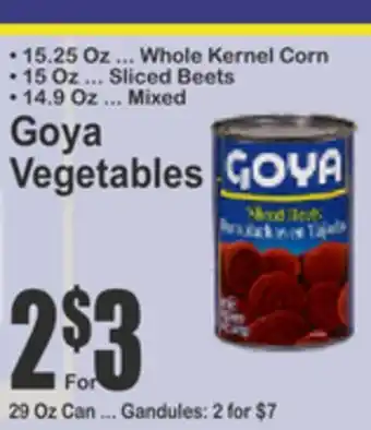 SuperFresh Goya Vegetables offer