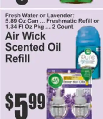SuperFresh Air Wick Scented Oil Refill offer