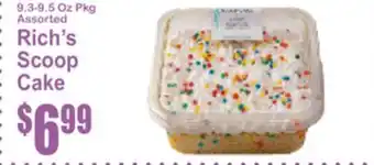 SuperFresh Rich's Scoop Cake offer