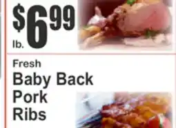 SuperFresh Fresh Baby Back Pork Ribs offer