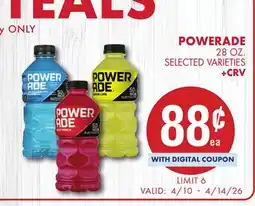Smart & Final POWERADE offer