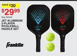 Dunham's Sports JET ALUMINUM 2-PLAYER PICKLEBALL PADDLE SET offer