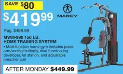 Dunham's Sports 150 LB. HOME TRAINING SYSTEM CURL offer