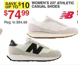 Dunham's Sports NEW BALANCE WOMEN'S 237 ATHLETIC CASUAL SHOES offer