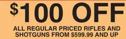 Dunham's Sports RIFLES AND SHOTGUNS offer