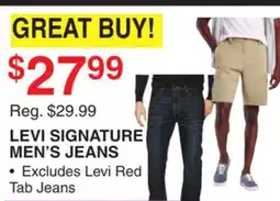 Dunham's Sports LEVI SIGNATURE MEN'S JEANS offer