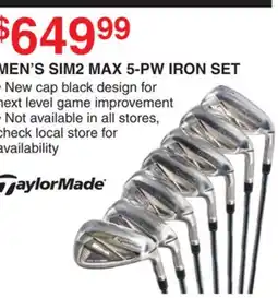 Dunham's Sports TAYLORMADE MEN'S SIM2 MAX 5-PW IRON SET offer