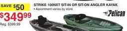 Dunham's Sports PELICAN STRIKE SIT-IN OR SIT-ON ANGLER KAYAK offer