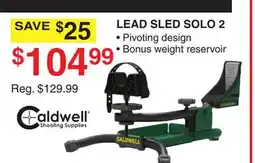 Dunham's Sports CALDWELL LEAD SLED SOLO 2 offer
