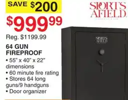 Dunham's Sports 64 GUN FIREPROOF offer