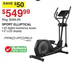 Dunham's Sports SPORT ELLIPTICAL offer