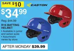 Dunham's Sports EASTON R16 BATTING HELMET offer