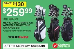 Dunham's Sports MEN'S CAMO, MEN'S OR WOMEN'S TMAX TOUR PACKAGE SET offer