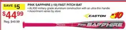 Dunham's Sports PINK SAPPHIRE (- 10) FAST PITCH BAT offer
