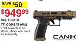 Dunham's Sports CANIK TTI COMBAT 9MM offer