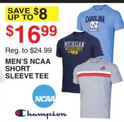 Dunham's Sports CHAMPION MEN'S NCAA SHORT SLEEVE TEE offer