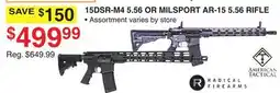 Dunham's Sports 15DSR-M4 5.56 OR MILSPORT AR-15 5.56 RIFLE offer