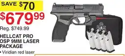 Dunham's Sports HELLCAT PRO OSP 9MM LASER PACKAGE offer