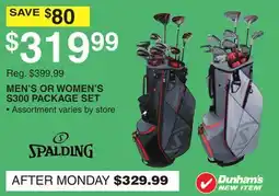 Dunham's Sports MEN'S OR WOMEN'S S300 PACKAGE SET offer