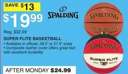 Dunham's Sports SUPER FLITE BASKETBALL offer