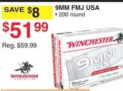 Dunham's Sports WINCHESTER 9MM FMJ offer