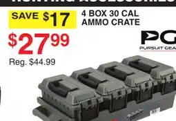 Dunham's Sports 4 BOX 30 CAL AMMO CRATE offer