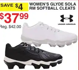 Dunham's Sports UNDER ARMOUR WOMEN'S GLYDE SOLA RM SOFTBALL CLEATS offer