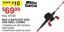 Dunham's Sports ABU GARCIA MAX X BAITCAST ROD AND REEL COMBO offer