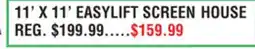 Dunham's Sports 11' X 11' EASYLIFT SCREEN HOUSE offer