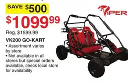 Dunham's Sports VK200 GO-KART offer