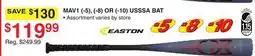 Dunham's Sports MAV1 (-5), (-8) OR (-10) USSSA BAT offer