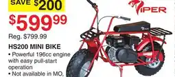 Dunham's Sports HS200 MINI BIKE offer