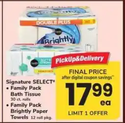 Safeway Signature SELECT Family Pack offer