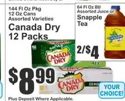 Food Universe Canada Dry 12 Packs offer