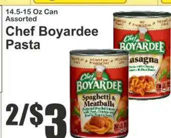 Food Universe Chef Boyardee Pasta offer