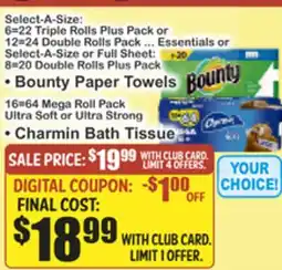 Food Universe • Bounty Paper Towels • Charmin Bath Tissue offer