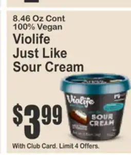 Food Universe Violife Just Like Sour Cream offer