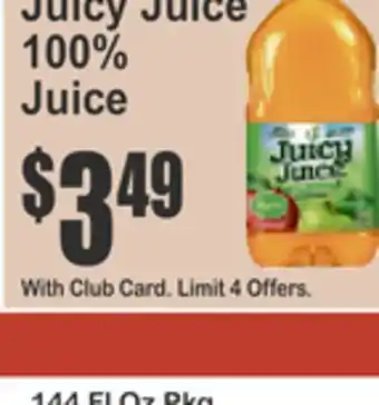 Food Universe Juicy Juice 100% Juice offer