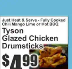 Key Food Tyson Glazed Chicken Drumsticks offer