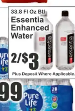 Key Food Essentia Enhanced Water offer