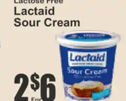 Key Food Lactose Free Lactaid Sour Cream offer
