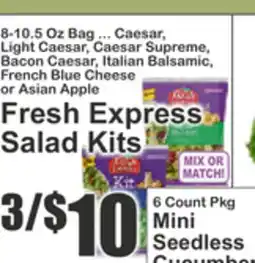 Key Food Fresh Express Salad Kits offer