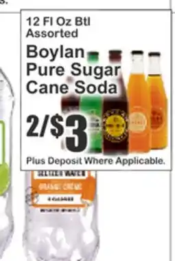 Key Food Boylan Pure Sugar Cane Soda offer