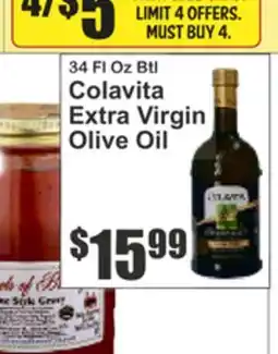 Key Food 34 Fl Oz Btl Colavita Extra Virgin Olive Oil offer