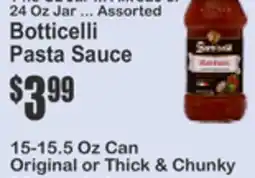 Key Food Botticelli Pasta Sauce offer