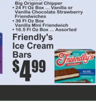 Key Food Friendly's Ice Cream Bars offer