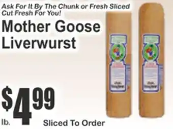 Key Food Mother Goose Liverwurst offer